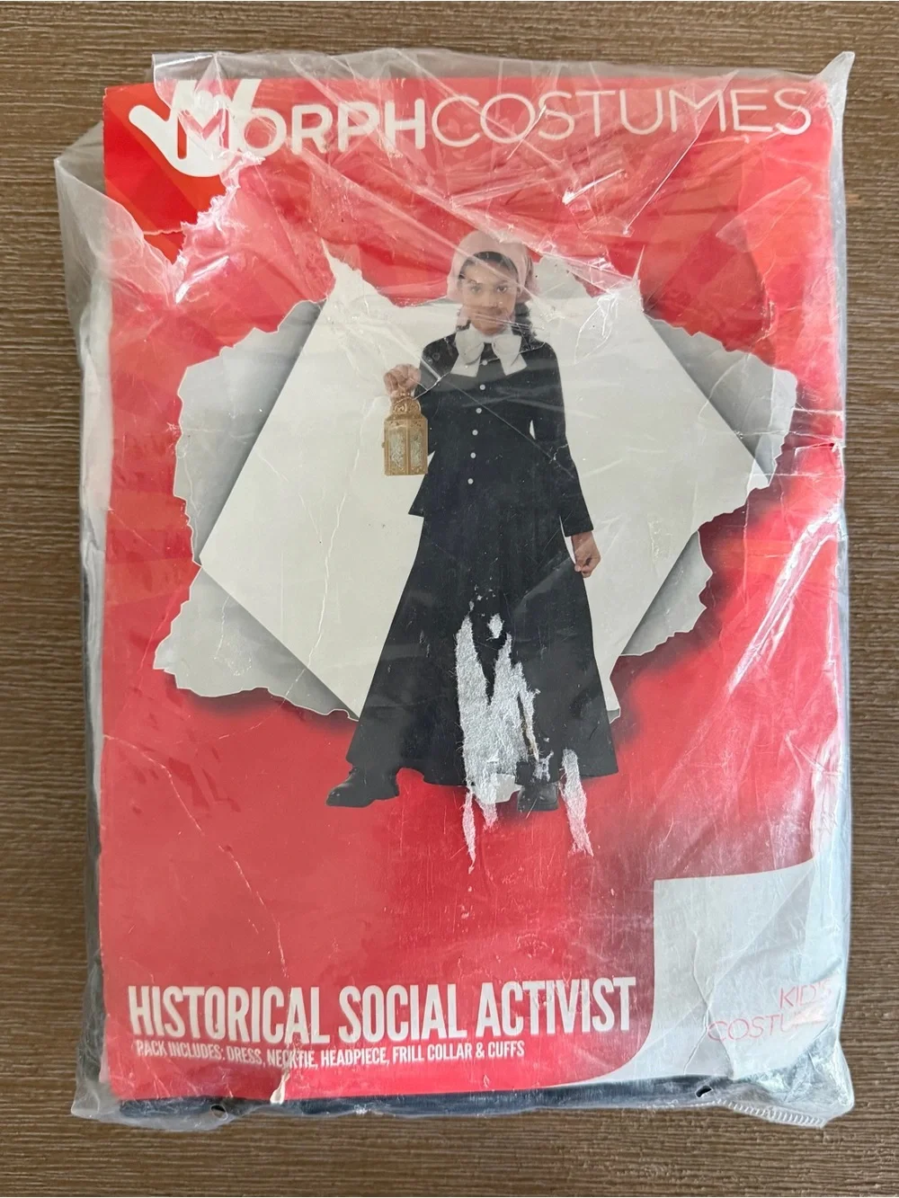 MorphCostumes Historical Social Activist Costume Kids Large